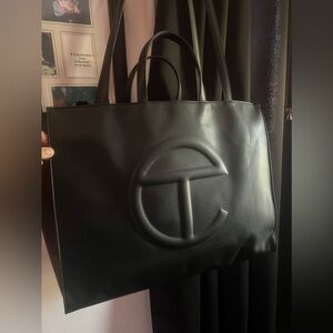 Telfar Large Shopping Bag - Black